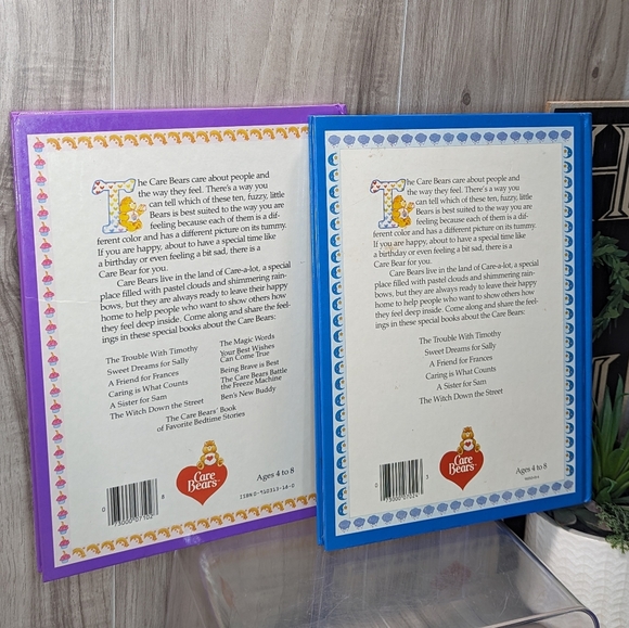 Care Bears Books Set of 2 by Parker Brothers - Picture 13 of 15
